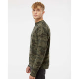 Independent Trading Co. - Midweight Crewneck Sweatshirt - SS3000 - Forest Camo