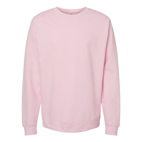 Independent Trading Co. - Midweight Crewneck Sweatshirt - SS3000 - Light Pink