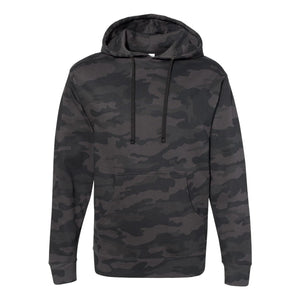 Independent Trading Co. - Midweight Hooded Sweatshirt - SS4500 - Black Camo