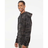 Independent Trading Co. - Midweight Hooded Sweatshirt - SS4500 - Black Camo