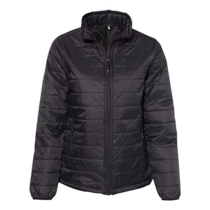 Independent Trading Co. - Women's Puffer Jacket - EXP200PFZ - Black