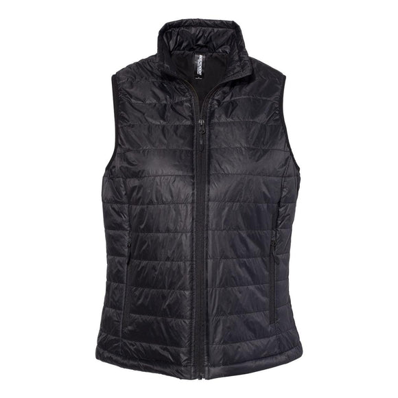 Independent Trading Co. - Women's Puffer Vest - EXP220PFV - Black