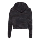 Independent Trading Co. - Women’s Lightweight Crop Hooded Sweatshirt - AFX64CRP - Black Camo