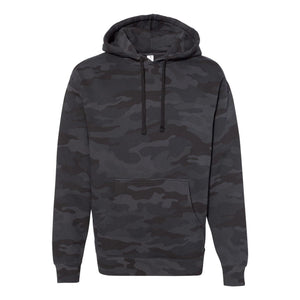 Independent Trading Co. - Heavyweight Hooded Sweatshirt - IND4000 - Black Camo