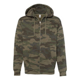 Independent Trading Co. - Heavyweight Full-Zip Hooded Sweatshirt - IND4000Z - Forest Camo