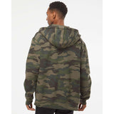 Independent Trading Co. - Heavyweight Full-Zip Hooded Sweatshirt - IND4000Z - Forest Camo