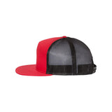 Richardson - Seven-Panel Trucker Cap - 168 - Red/ Black