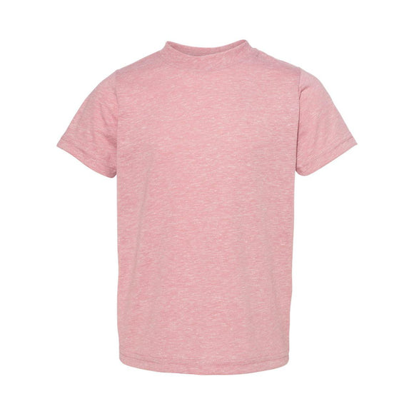 Rabbit Skins - Toddler Harborside Mélange T-Shirt - 3391 - Mauvelous Melange