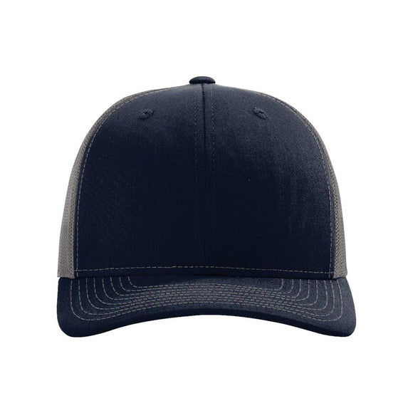 Richardson - Snapback Trucker Cap - 112 - Navy/ Charcoal