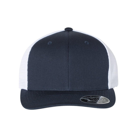 Flexfit - 110® Mesh-Back Cap - 110M - Navy/ White