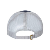Valucap - Contrast-Stitch Mesh-Back Cap - 3100 - Navy/ Grey