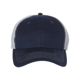 Sportsman - Contrast-Stitch Mesh-Back Cap - 3100 - Navy/ Grey