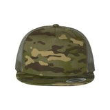 YP Classics - Five-Panel Classic Trucker Cap - 6006 - Multicam Tropic/ Green