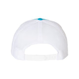 YP Classics - Retro Trucker Cap - 6606 - Turquoise/ White