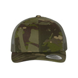 YP Classics - Retro Trucker Cap - 6606 - Multicam Tropic/ Green
