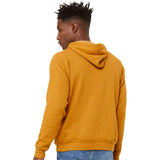BELLA + CANVAS - Unisex Sponge Fleece Hoodie Sweatshirt - 3719 - Heather Mustard
