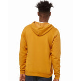 BELLA + CANVAS - Unisex Sponge Fleece Full-Zip Hoodie Sweatshirt - 3739 - Heather Mustard
