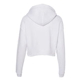 BELLA + CANVAS - Women's Crop Fleece Hoodie Sweatshirt - 7502 - White