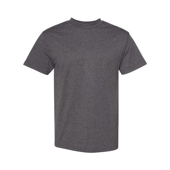 American Apparel - Heavyweight Cotton Tee - 1301 - Heather Charcoal