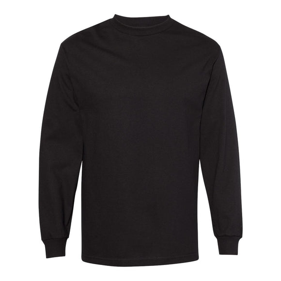 American Apparel - Heavyweight Cotton Long Sleeve Tee - 1304 - Black