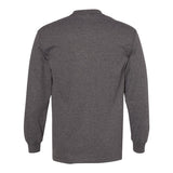 American Apparel - Heavyweight Cotton Long Sleeve Tee - 1304 - Heather Charcoal