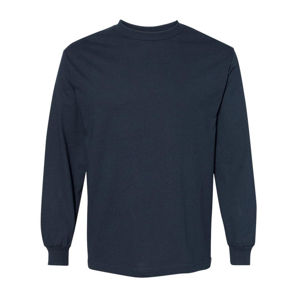 American Apparel - Heavyweight Cotton Long Sleeve Tee - 1304 - True Navy