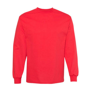 American Apparel - Heavyweight Cotton Long Sleeve Tee - 1304 - Red