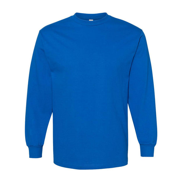 American Apparel - Heavyweight Cotton Long Sleeve Tee - 1304 - Royal Blue