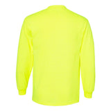 American Apparel - Heavyweight Cotton Long Sleeve Tee - 1304 - Safety Green