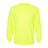 American Apparel - Heavyweight Cotton Long Sleeve Tee - 1304 - Safety Green