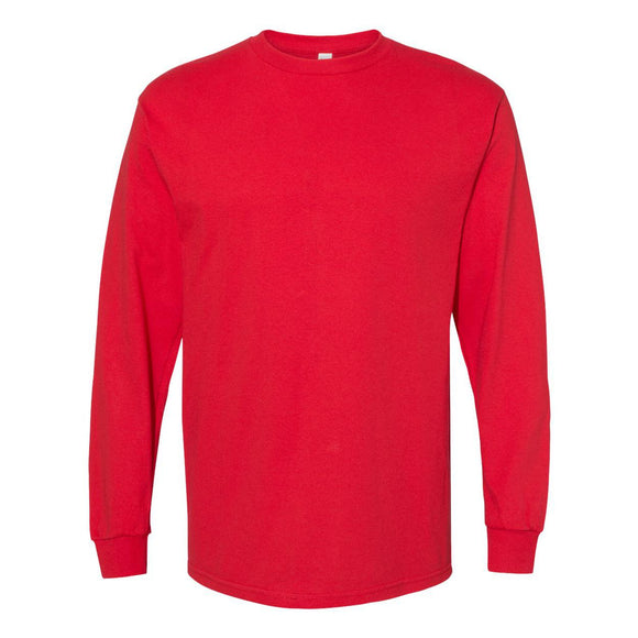 ALSTYLE - Heavyweight Long Sleeve T-Shirt - 1904 - Red