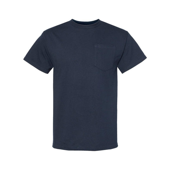 ALSTYLE - Heavyweight Pocket T-Shirt - 1905 - Navy