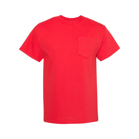 ALSTYLE - Heavyweight Pocket T-Shirt - 1905 - Red