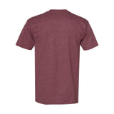 American Apparel - Midweight Cotton Tee - 1701 - Heather Burgundy