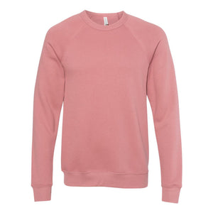 BELLA + CANVAS - Sponge Fleece Raglan Crewneck Sweatshirt - 3901 - Mauve