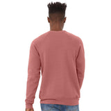 BELLA + CANVAS - Sponge Fleece Raglan Crewneck Sweatshirt - 3901 - Mauve