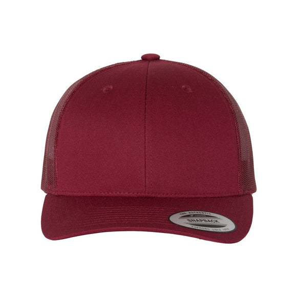 YP Classics - Retro Trucker Cap - 6606 - Cranberry