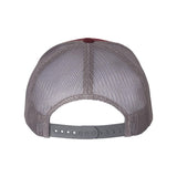 YP Classics - Retro Trucker Cap - 6606 - Maroon/ Grey