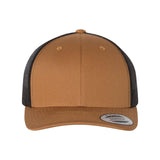 YP Classics - Retro Trucker Cap - 6606 - Caramel/ Black