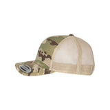 YP Classics - Retro Trucker Cap - 6606 - Multicam Green/ Khaki