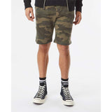 Independent Trading Co. - Midweight Fleece Shorts - IND20SRT - Forest Camo