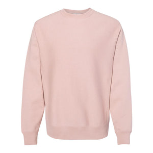 Independent Trading Co. - Legend - Premium Heavyweight Cross-Grain Crewneck Sweatshirt - IND5000C - Dusty Pink