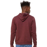 BELLA + CANVAS - Unisex Sponge Fleece Hoodie Sweatshirt - 3719 - Heather Maroon