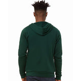 BELLA + CANVAS - Unisex Sponge Fleece Full-Zip Hoodie Sweatshirt - 3739 - Forest