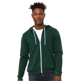 BELLA + CANVAS - Unisex Sponge Fleece Full-Zip Hoodie Sweatshirt - 3739 - Forest