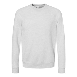 BELLA + CANVAS - Sponge Fleece Raglan Crewneck Sweatshirt - 3901 - Ash