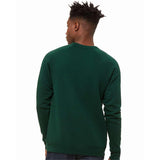 BELLA + CANVAS - Sponge Fleece Raglan Crewneck Sweatshirt - 3901 - Forest