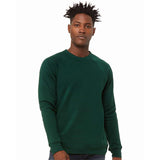 BELLA + CANVAS - Sponge Fleece Raglan Crewneck Sweatshirt - 3901 - Forest