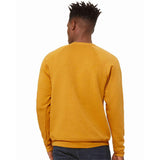 BELLA + CANVAS - Sponge Fleece Raglan Crewneck Sweatshirt - 3901 - Heather Mustard