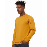 BELLA + CANVAS - Sponge Fleece Raglan Crewneck Sweatshirt - 3901 - Heather Mustard